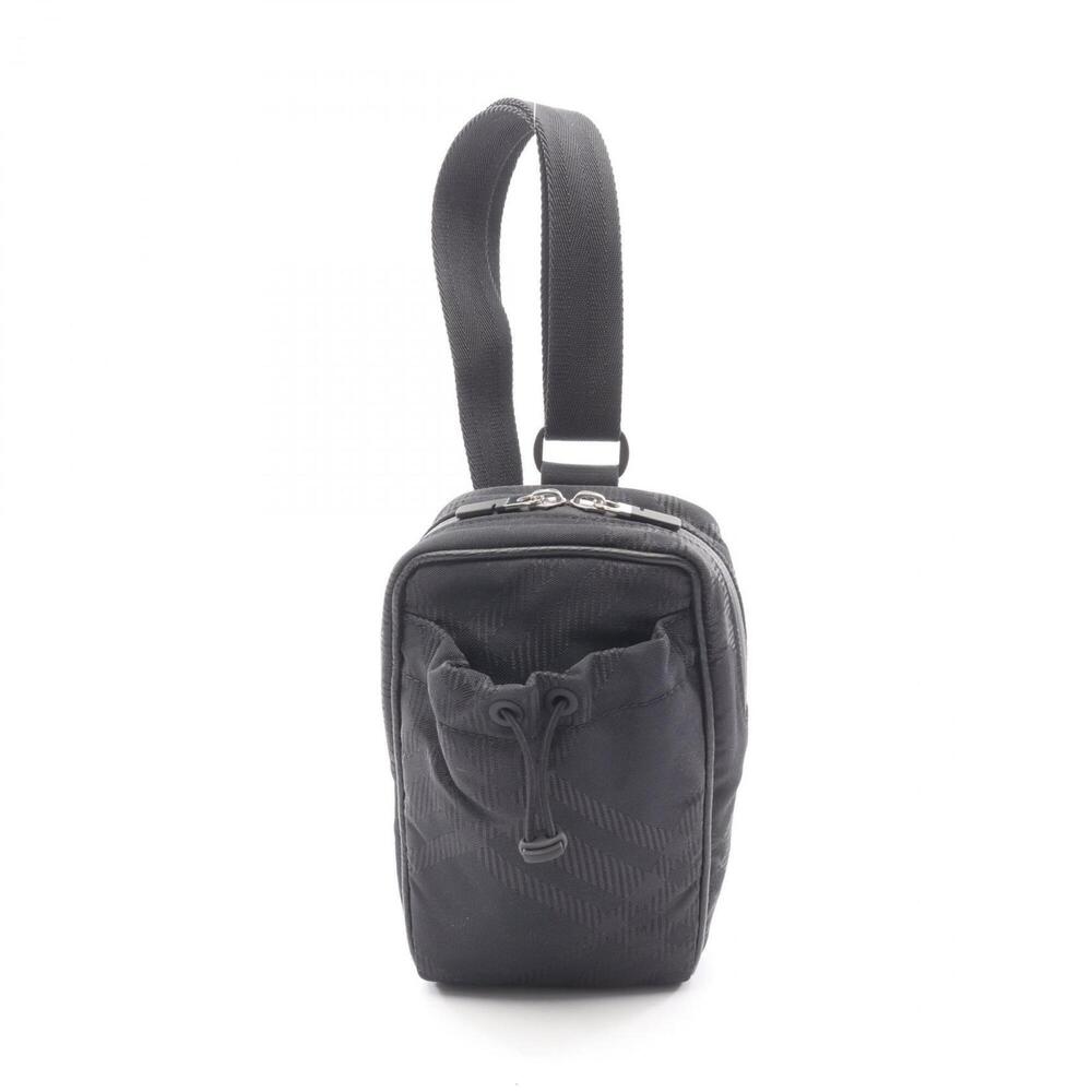 Burberry BURBERRY Waist Bag Body Handbag Nylon Men's Black 8085289